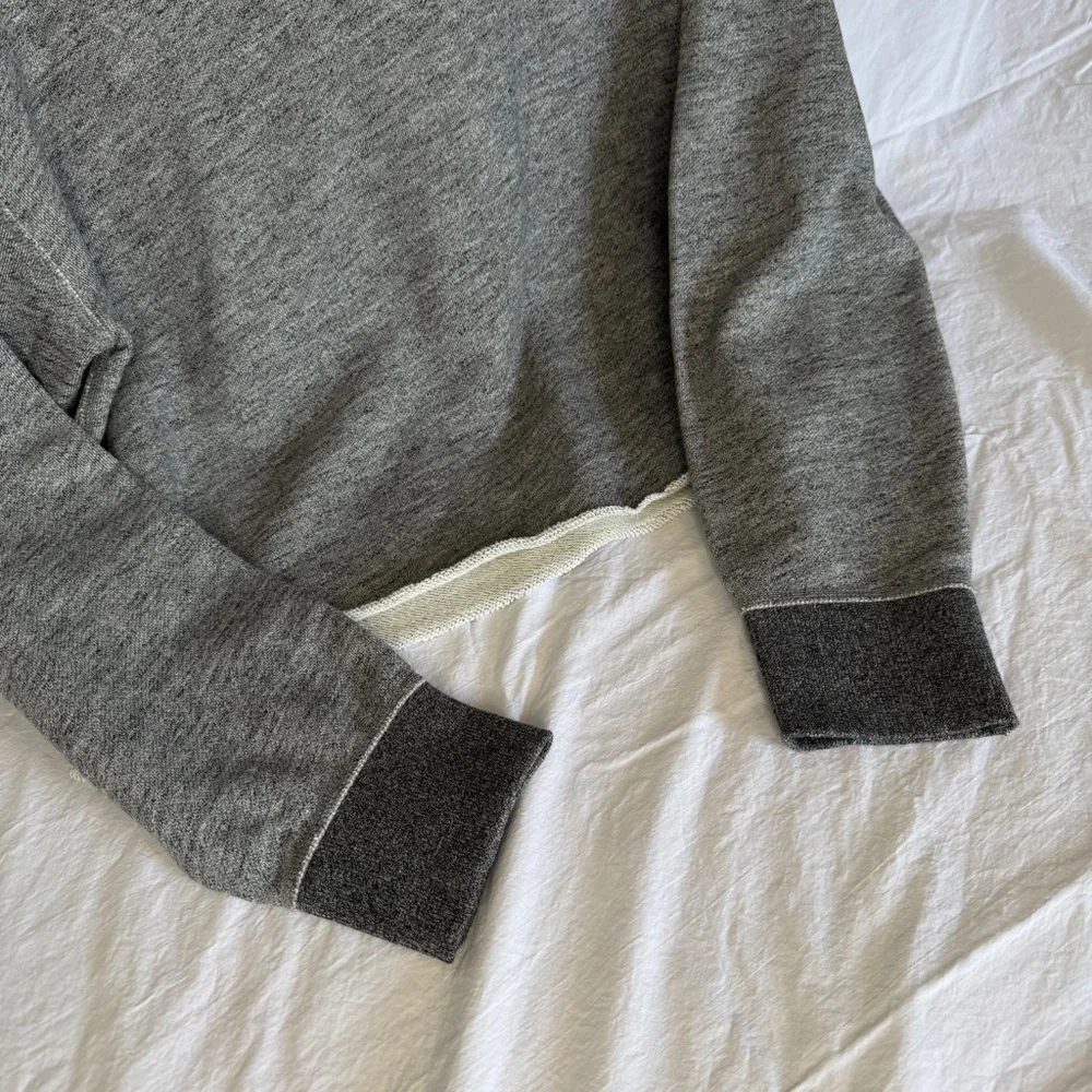 Nwot: Rag & Bone Heather Gray Cropped Hoodie - Picture 3 of 5